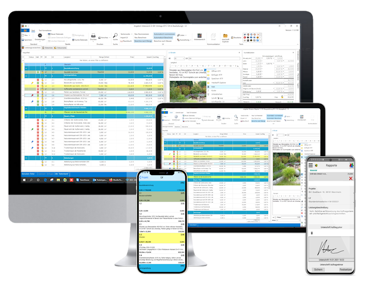 Die Handwerkersoftware mexXsoft X2 für den Tiefbau